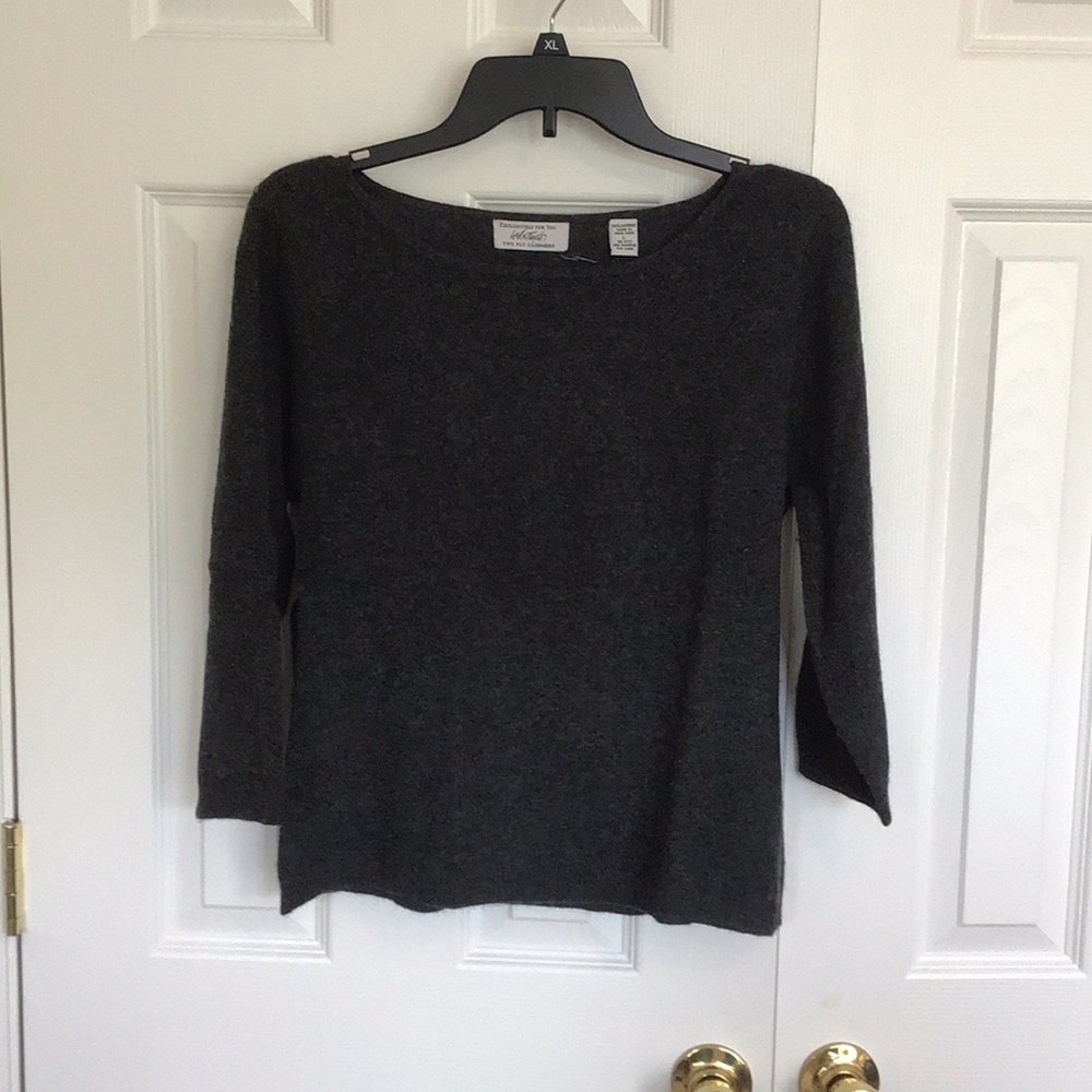 100 Cashmere Sweaters L Lord & Taylor-Grey